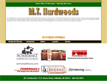 Tablet Screenshot of mthardwoods.com